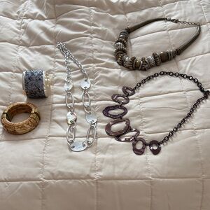 Women's costume Jewelry - Silver, Bronze, Brown and blue